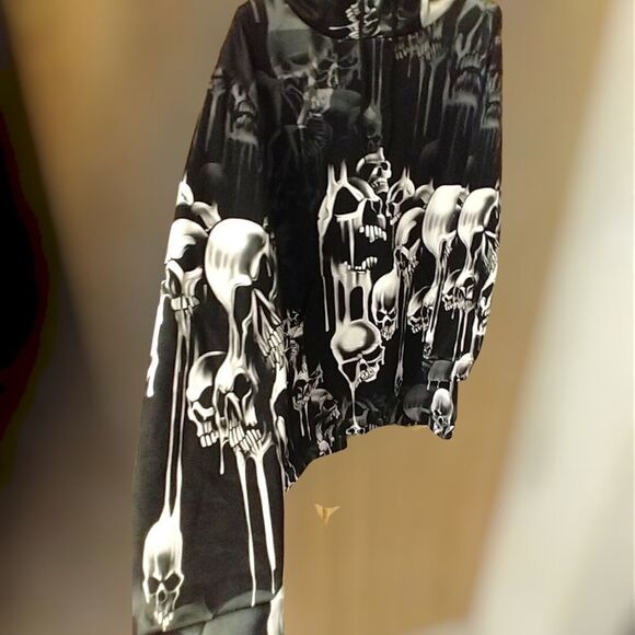 Garment One NEW Plus Size detailed SKULL & BONES MIDI DRESS Or Sweatshirt 3X - Picture 7 of 15